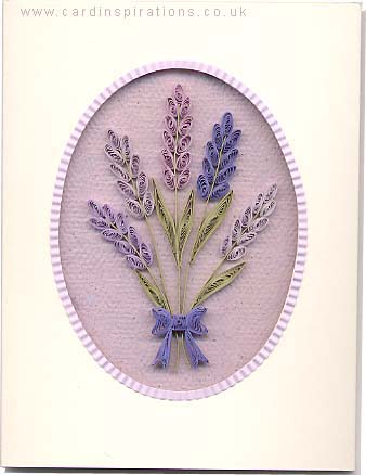 Lavender Posy card