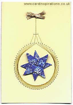 Bauble Christmas card